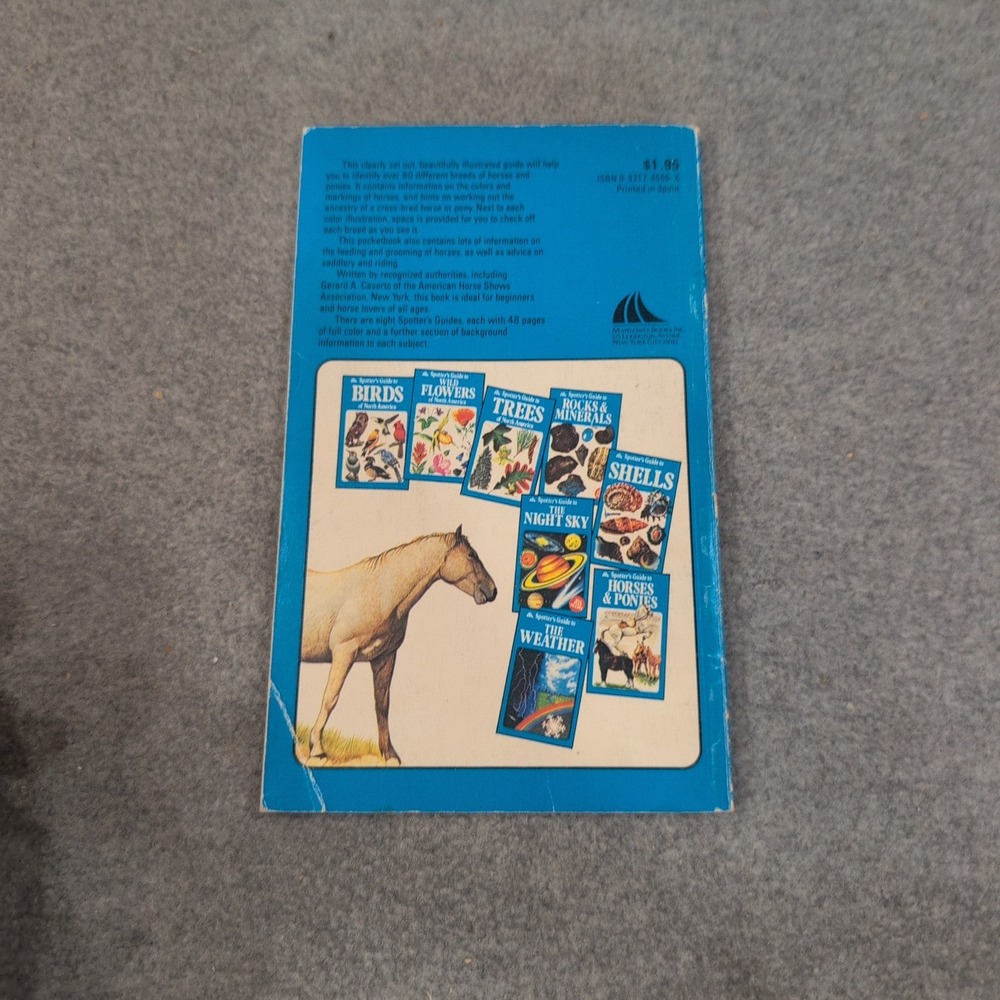 Spotter's Guide to Horses & Ponies 1979 First American Edition Joanna Spector - Picture 3 of 3